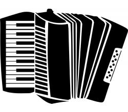 stencil Schablone Ziehharmonika